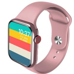 HW16 Smart Watch Bluetooth Calling Fitness Tracker - Pink