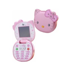 Hello Kitty Taiml K688 Mini Folding Mobile Phone