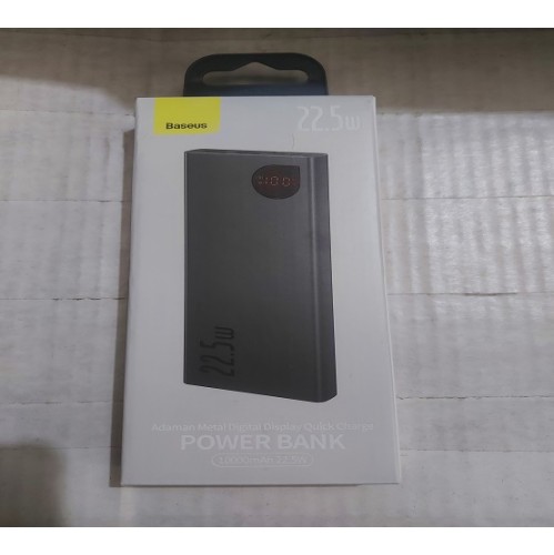 Baseus 22.5W Adaman Metal Digital Display 10000mAh Power Bank Quick Charger Baseus 22.5W Adaman Metal Digital Display 10000mAh Power Bank Quick Charger