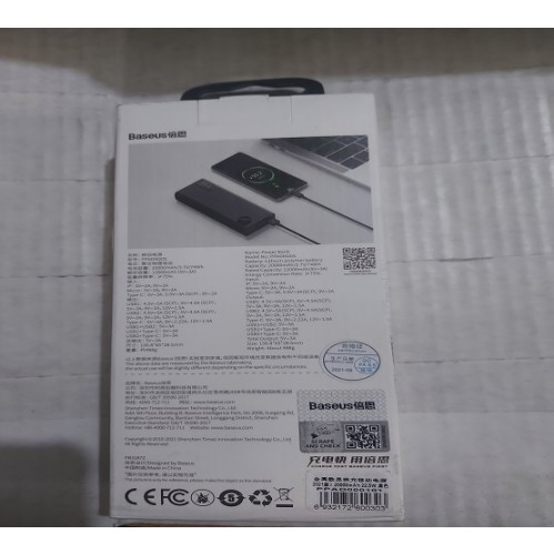 Baseus 22.5W Adaman Metal Digital Display 20000mAh Power Bank Quick Charger Baseus 22.5W Adaman Metal Digital Display 20000mAh Power Bank Quick Charger