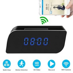 HD WIFI Clock Camera Night Vision