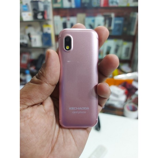 KECHAODA K115 Mini Card Phone Dual Sim - Rose Gold