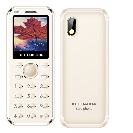 KECHAODA K115 Mini Card Phone Dual Sim - Rose Gold
