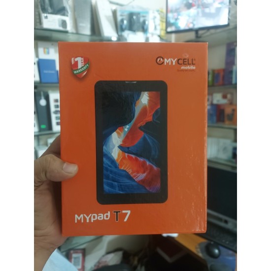 Mycell Mypad T7 Tablet Pc 2GB RAM 16GB Storage Dual Sim Android 10.0 - Black