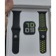T55 Smart Watch Dual Belt Full Touch Calling Option - Green