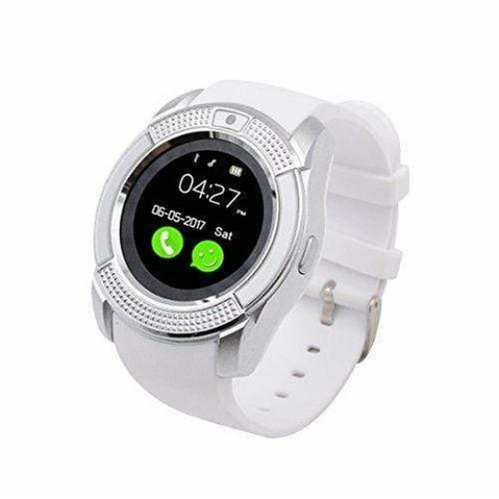 V8 Smart Watch Single Sim Full Touch Call SMS Camera