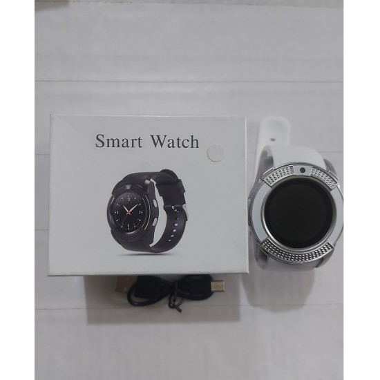 V8 Smart Watch Single Sim Full Touch Call SMS Camera