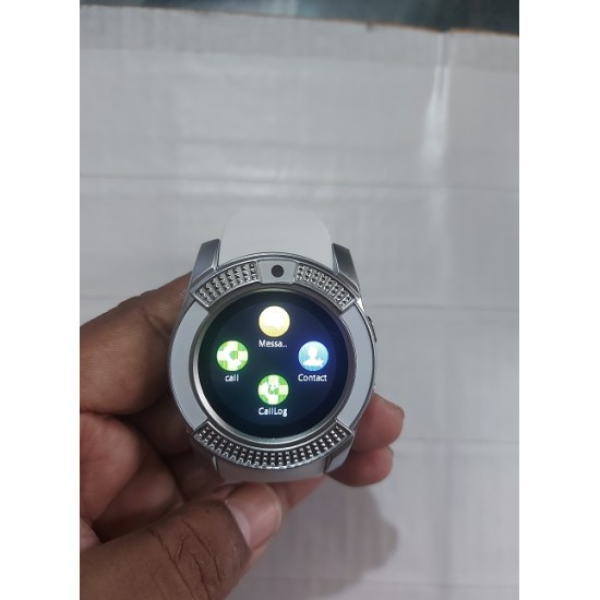 V8 Smart Watch Single Sim Full Touch Call SMS Camera