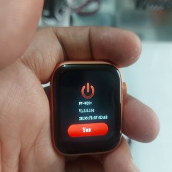 W26 Plus Smart Watch With Apple Logo Waterproof Calling Option - pink