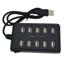 ORICO 10 Port USB 3.0 Hub Unboxing, Overview, Teardown, Test