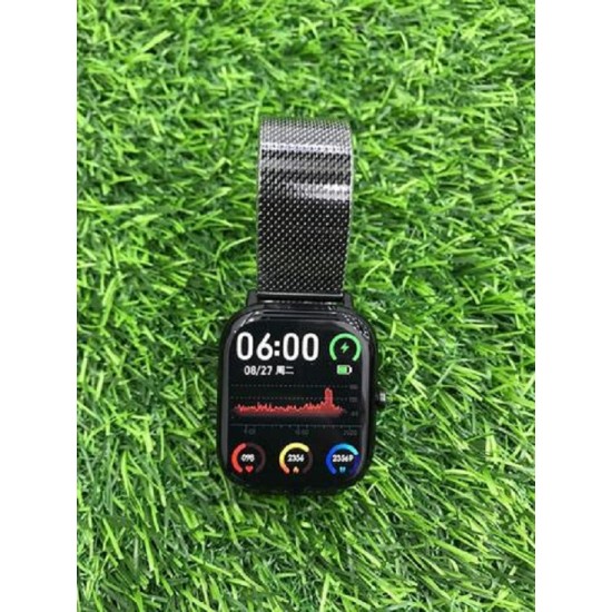 DT NO.1 DT35 Smartwatch Metal Belt Calling Option - Black