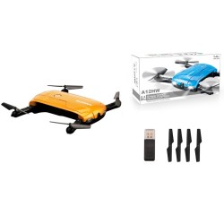 A12HW Foldable RC Selfie Wifi Drone With HD CAMERA