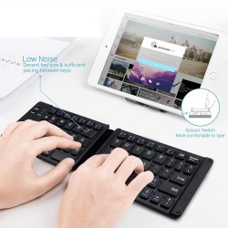 Mini Folding Bluetooth keyboard Rechargeable For Mobile And PC