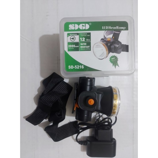 SD5216 LED Head Lamp Flash Light Torch