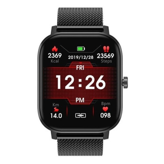 No.1 DT35 Plus Smartwatch 1.75 inch Bluetooth Call Waterproof Metal Strip