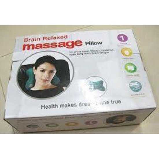 Brain Relaxed Massage Pillow - Red