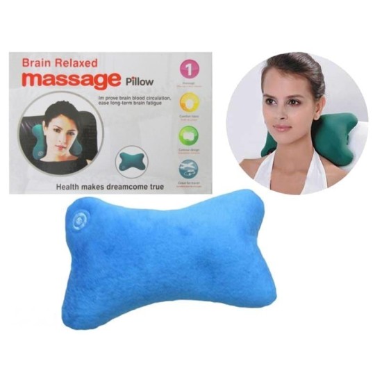 Brain Relaxed Massage Pillow - Red