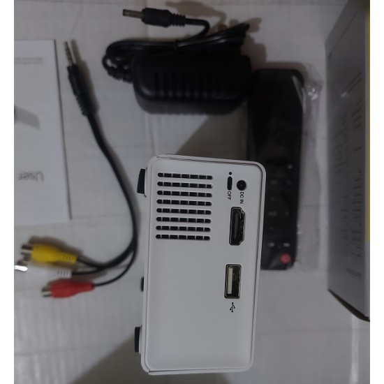 Mini LED Projector Pendrive And Picture TV Supported