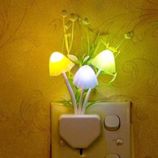 Mushroom Led Night Dim Light 7 Color