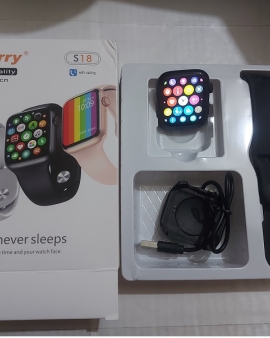 Smartberry S18 Smartwatch Always On Display Series 7 - Black