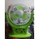 Sunmoon Rechargeable Fan AC/DC With Light Power Bank Option