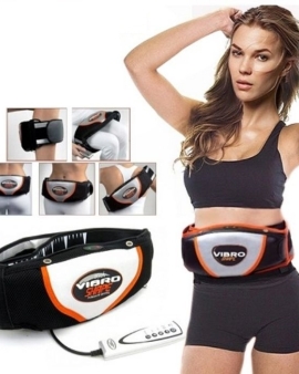 Vibro Shape Professional Slimming Belt with Heat Black 