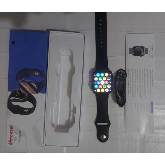 Microwear W17 Smartwatch Series 7 Display 1.92 inch Calling Option Waterproof 