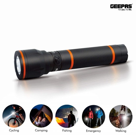 Geepas GFL4659N Waterproof LED Flash light