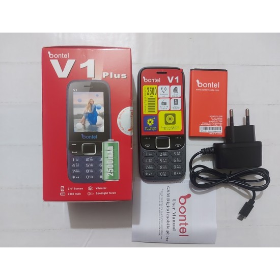 Bontel V1 Plus 2500mAh Battery Feature Phone 