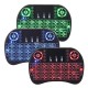 i8 Mini Wireless Keyboard with Touchpad Backlit Light 3 Color