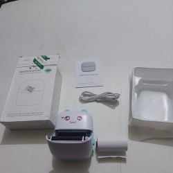 AR10 Mini Bluetooth instant Photo Printer Text Printer Lebel Printer