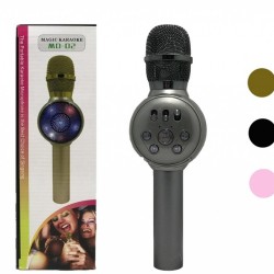 MD02 Wireless Bluetooth Karaoke Microphone With LED light