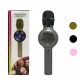 MD02 Wireless Bluetooth Karaoke Microphone With LED light