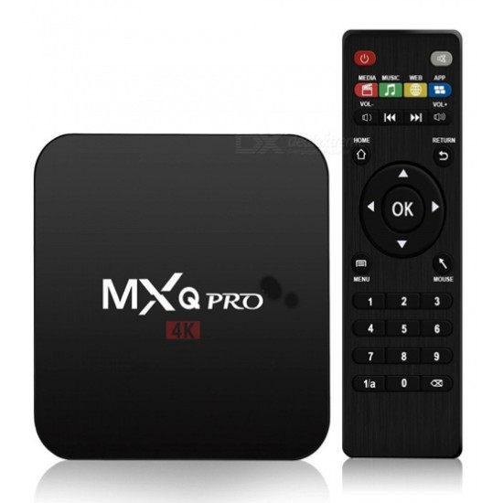 MXQ Pro Android TV Box 4K Quad Core 1GB RAM 8GB ROM