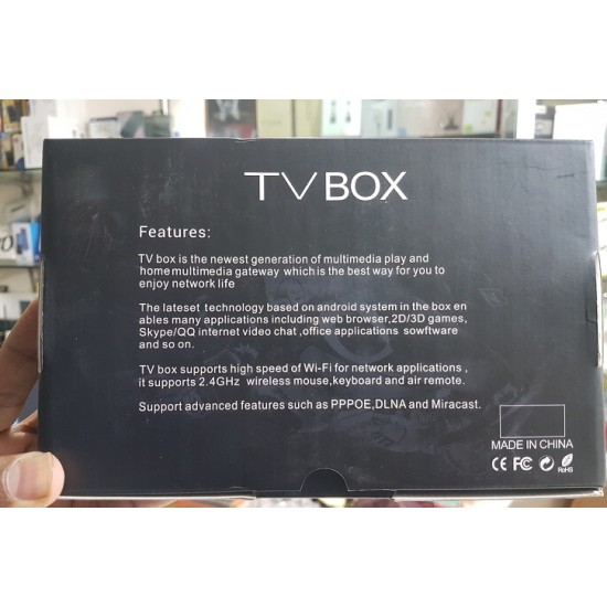 MXQ Pro Android TV Box 4K Quad Core 1GB RAM 8GB ROM