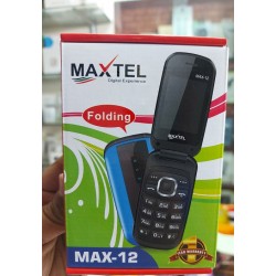 Maxtel Max12 Folding Mobile Phone Dual Sim with warranty