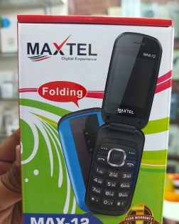 Maxtel Max12 Folding Mobile Phone Dual Sim with warranty