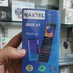 Maxtel Max 13 Folding Mobile Phone Dual Sim Wireless FM Mp3/Mp4 Player Camera With Warranty