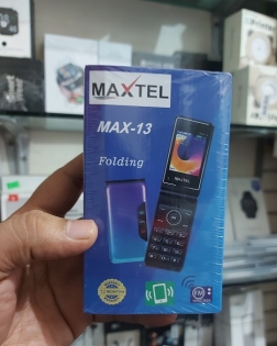 Maxtel Max 13 Folding Mobile Phone Dual Sim Wireless FM Mp3/Mp4 Player Camera With Warranty