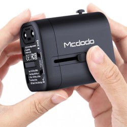 Mcdodo CP-2020 6 IN 1 Universal Travel Charger Dual USB Adapter