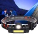 Mini Head Lamp USB Charging Flash Light Rechargeable 