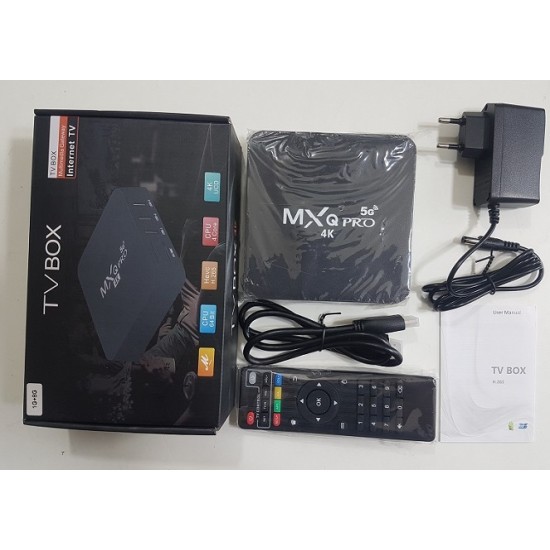 MXQ Pro Android TV BOX 1GB RAM Wifi Play Store