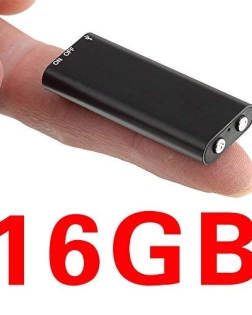 Mini Voice Recorder 16GB Metal Body with MP3 Option
