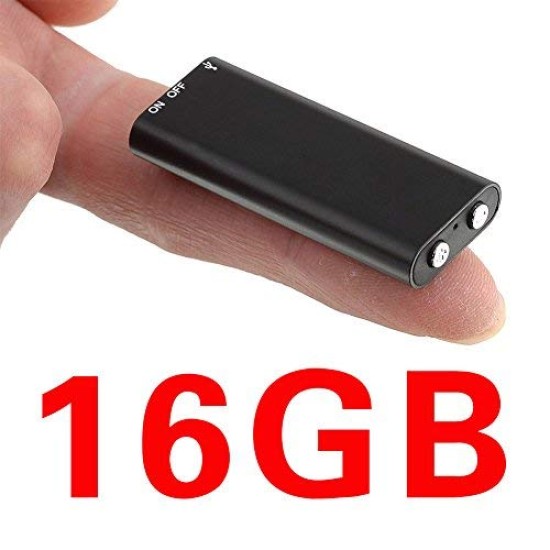 Mini Voice Recorder 16GB Metal Body with MP3 Option