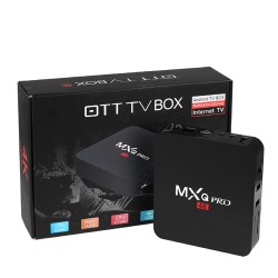 MXQ Pro Android TV BOX 1GB RAM Wifi Play Store