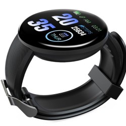 AR18 Smart Watch Waterproof Fitness Tracker - Black