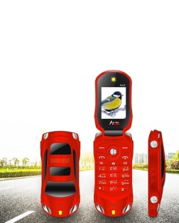 Car Folding Mobile Phone Agetel AG4 Dual Sim With Official Warranty