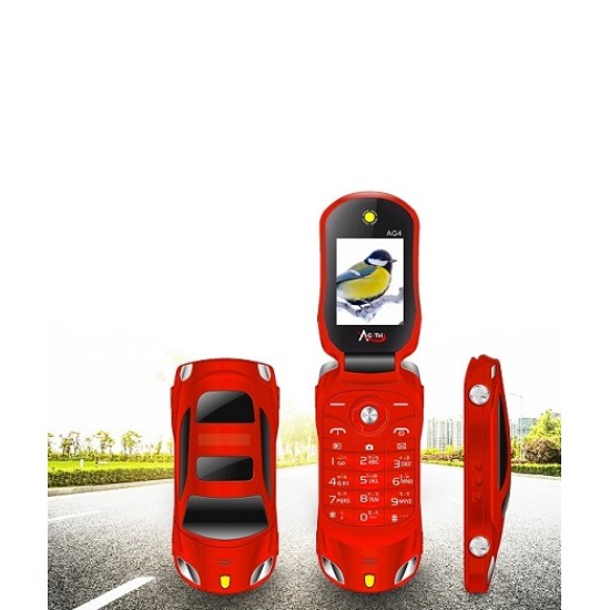 Agetel AG4  Car Folding Mobile Phone Dual Sim With Official Warranty