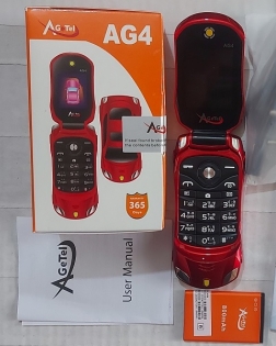 Agetel AG4 Car Folding Mobile Phone Dual Sim With Official Warranty