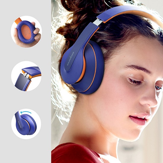 Anker Q10 Sound Core Life Bluetooth Headphone Blue Anker Q10 Sound Core Life Bluetooth Headphone Blue